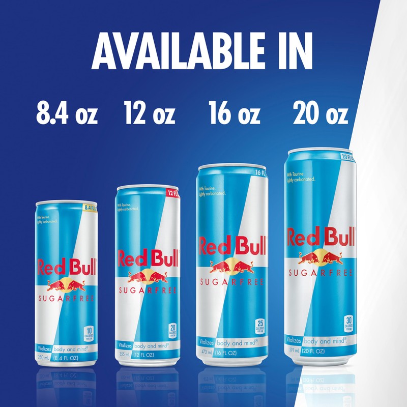 Red Bull Sugar Free Energy Drink with 80mg Caffeine plus