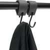 Lxoraziy 6 Pieces Leather S Hooks for Hanging, Stainless Steel