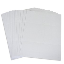 C-Line Small Name Tent Cards, White, Scored, 2 x 3.5-Inches Folded, 160-Count (87527)