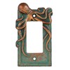 Top Brass Large Octopus/Kraken Electrical Cover Wall Plate Bronze/Verdigris Finish