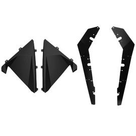 A & UTV PRO Lower Door Panel with Insert Kit for 2020 2021 2022 2023 2024 Polaris RZR PRO XP Accessories, Door Valance Trim, Closeoff Inserts Panels, Replace OEM # 2883765, 2 Seater, 4PCS