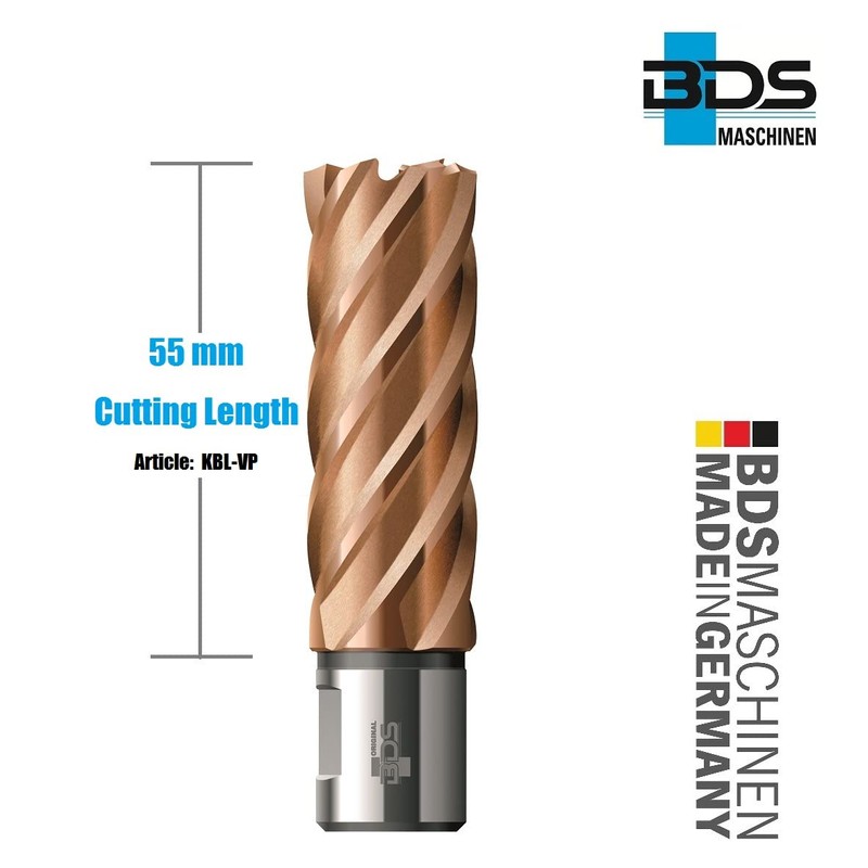 BDS VarioPlus LongKBI HSS Core Drill Shaft Weldon 35 /