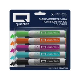 Quartet Marcadores para pizarrón 5 mix. P6988