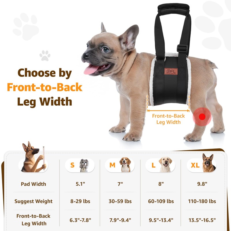 Adjustable Dog Lift Harness, Dog Sling for Large Dogs Lift