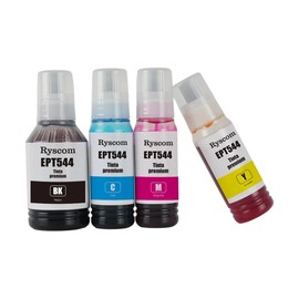 Tinta 544 compatible con impresora y multifuncional L120 L310 L380 L395 L495 L575 L606 L655 L656 L1300 L1455 DYE Ink 100ML 664 Botella de tinta Negro cian magenta amarillo alto rendimiento Tank