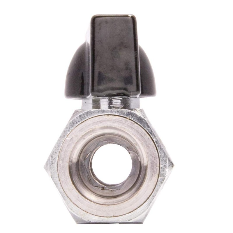 DuraChoice 1/4" Mini Brass Ball Valve - Chrome Plated Female