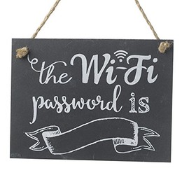 Heaven Sends Wi-fi Password Chalkboard - The Wifi Password is.