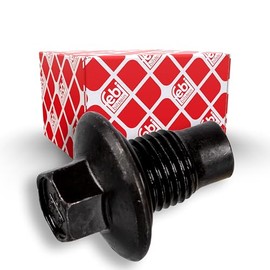febi bilstein 48907 Ölablassschraube mit Dichtring, 1 Stück, Schwarz