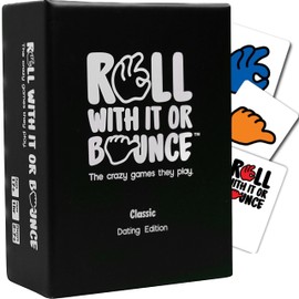 Roll With It or Bounce Dating Edition - A Hilarious Red Flags Card Game & Conversation Starter For Friends, Families & Couples | Fun Pregames For Adult Parties & College | Dares & Challenges For Teens