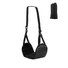 AORHOFJ 1 Piece Aeroplane Travel Floor Hammock, Adjustable Foot Hammock, Best Travel Footstool, Portable Aeroplane Leg Rest, Portable Footstool Hammock Chair with Storage Bag