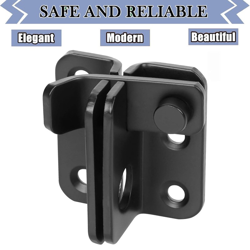 Litensh Door Latch Stainless Steel Bolt Bolt Sliding Bolt Lock