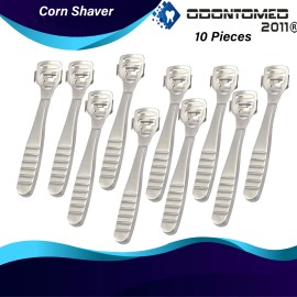 ODM 10 Pcs Skin Shaver Corn Cuticle Cutter Remover Rasp Pedicure File Foot 100 Blade