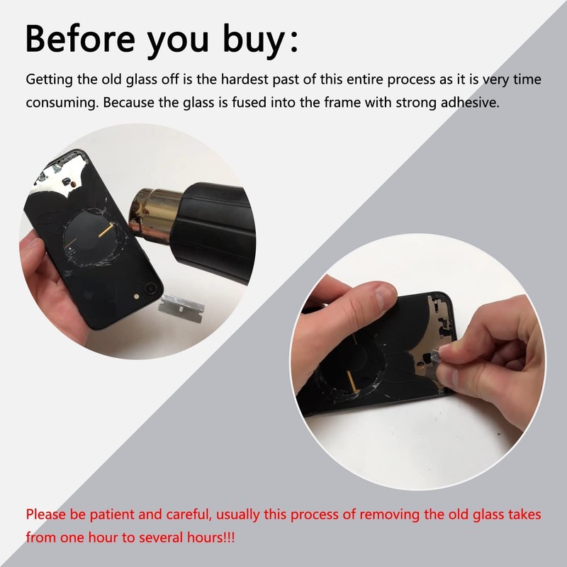 Original Back Glass Replacement for 12 Pro Max All Carriers