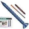 100Pcs 3/16 x 1-3/4" Concrete Screws Anchors with Drill Bit,
