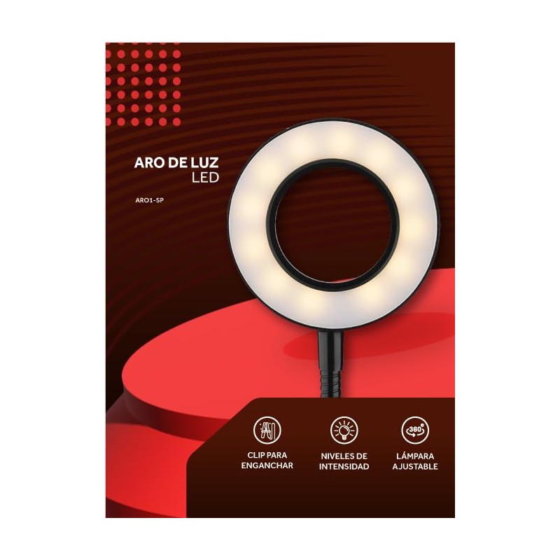 Select Sound Aro De Luz Led luz para Celular luz