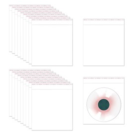 Square Clear Self Adhesive Cello Bags 7x7'' 300pcs Seal Fresh Cellophane Bags 2mil Resealable Plastic Baggies for Bakery Cookie Candy Soap Cards Snacks Food Treat Gift Favor