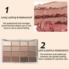 16 Color Nu/de Eyeshadow Palette for Women,Shimmer Matte Eyeshadow Make-Up