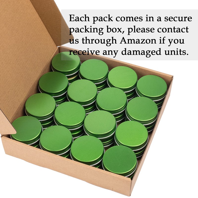 1 oz / 30ml Screw Top Aluminum Tin Jar with