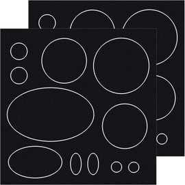 Pndeyo 22pcs Puffer Down Jacket Patches, Self-Adhesive Nylon Repair Patch, Waterproof Stick on Tape for Coat Clothing Tent Sleeping Bags Ski Pants Holes Repairing- Black