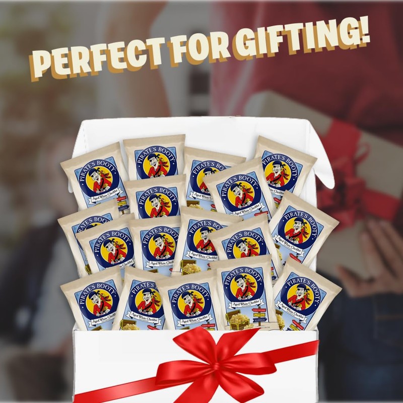 Bulk Pirates Booty Popcorn Puffs Individual Bags by Bussin Boxes