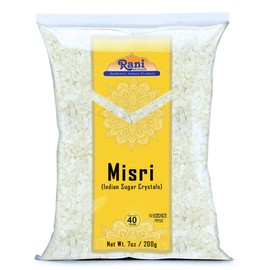Rani Misri (Indian Sugar Crystals) 7oz (200g) ~ All Natural | Gluten Friendly | No Colors | Vegan | Kosher | Indian Origin
