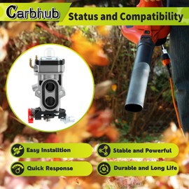 Carbhub Carburetor Fit for RedMax BZ7001, EBZ5100, EBZ5150, EBZ6500, EBZ7001, BZ8000, EBZ8001, EBZ8050, EBZ8500 Backpack Blower Replace 577144601 505183101 848H108100 T110881450