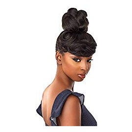 Sensationnel Premium Synthetic Hair Instant Bun with Bangs - BRIA - 2