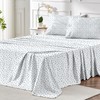 MUXHOMO Queen Size Sheet Set, Soft Breathable 4 Piece Bed