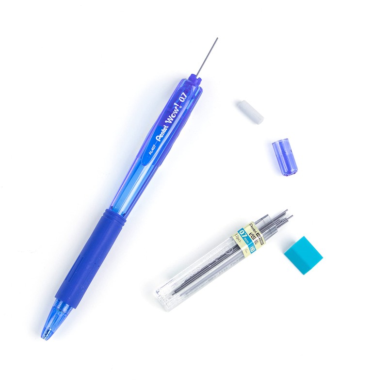 Pentel PL107C EnerGize-X Lápiz de minas 0.7 mm barril azul,