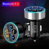 YCTech Bluetooth FM Transmitter, Universal Car Charger Adapter with Dual