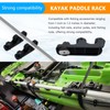 2024 Upgrade 2 PCS Extend Kayak Paddle Holder Kayak Track