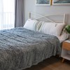 TOONOW Faux Fur Blanket Full Size,70''x78'',Ultra Soft Fluffy Blanket,Cozy Fuzzy