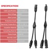 Y-Junction Parallel Connector Plug Solar PV Cable Solar Panel Cable