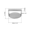 QWORK® Burger Press, Burger Smasher, 5.51" Round, 304 Stainless Steel,