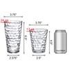 Amazing Abby Iceberg 16-Ounce and 24-Ounce Tumblers (Set of 12),