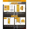 Anti-Climb Fixed Ladder Safety Guard, for Ladder Rungs 16" and