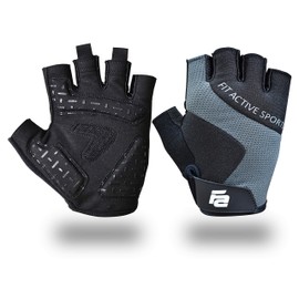 Fit Active Sports Max Grip Weight Lifting Workout Gloves for Gym Lifting, Biking, Fitness Training | Lightweight, Breathable, Non Slip | Men and Women