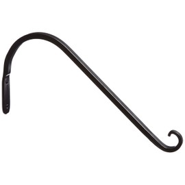 Panacea 89412 Forged Angled Wall Bracket, Black, 12-Inch