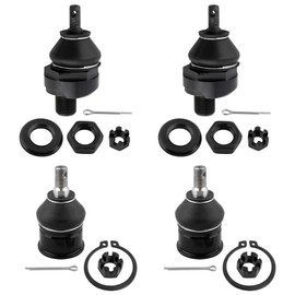 BOXI (Set of 4) Front Upper & Lower Ball Joints Suspension Kit Fit for Acura EL 1997-2000 Integra 1994-2001 / for Honda Civic 1992-2000 Civic Del Sol 1993-1997 CR-V 1997-2001 | Replace K90492 K9802