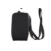 Newyorkcellphone Around The Neck Hanging Open Top Padded Black Case