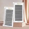 QUEWEL Cluster Lashes 72 Pcs Individual Lashes Wide Stem C/D
