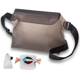 Waterproof Case, Waterproof Bag, Gusset, Waterproof Pouch, Pool (Clear Black)