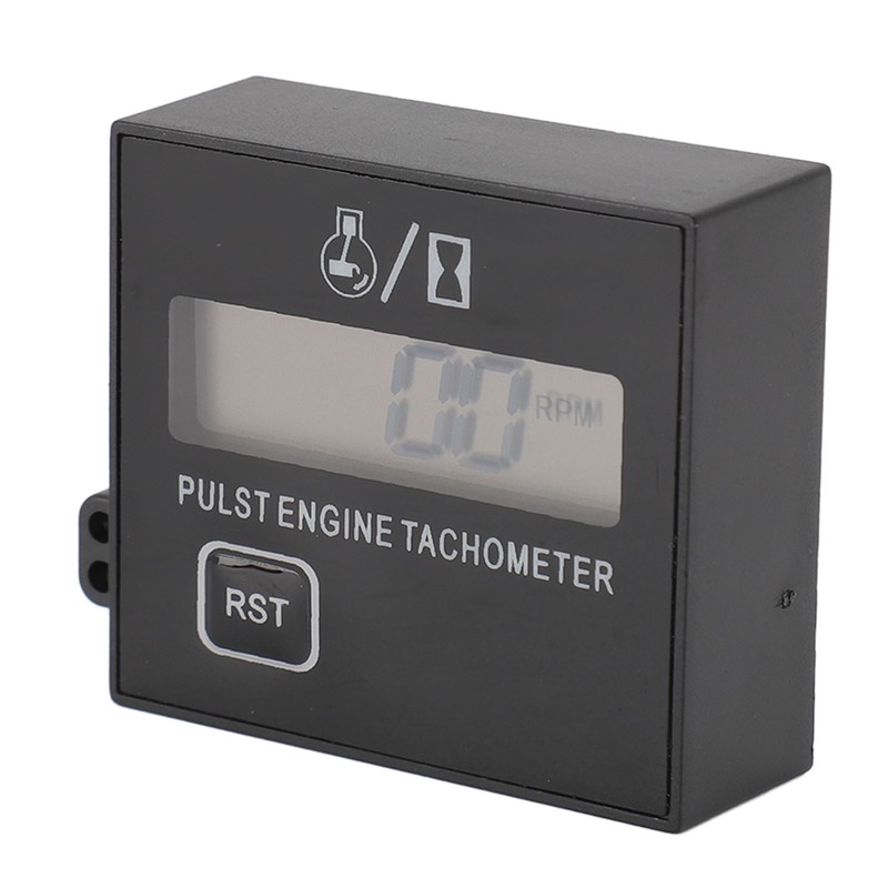 Inductive Tachometer Auto Reset Rechargeable Digital Tachometer for 2 Or