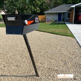 modbox USA Modern Mailbox Numbers, Custom Cut to Order, Set of 2 (White)