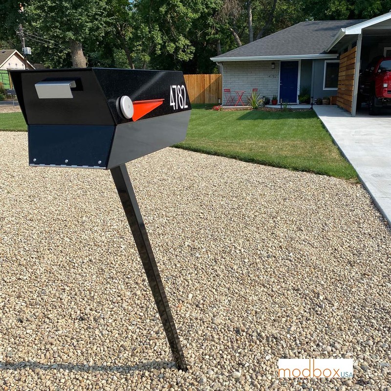 modbox USA Modern Mailbox Numbers, Custom Cut to Order, Set