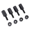 4Pcs Seat Lift Mount Kits 2 Inch Black Reliable Rugged
