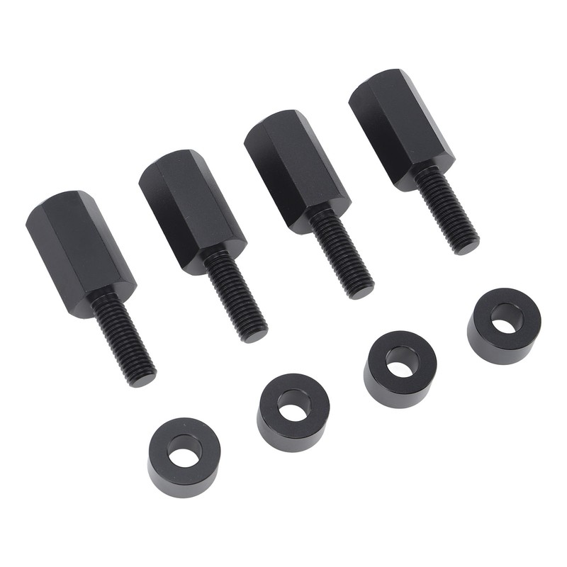 4Pcs Seat Lift Mount Kits 2 Inch Black Reliable Rugged