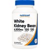 Nutricost White Kidney Beans Capsules 6,500mg Equivalent, 120 Capsules -