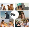 YAMEIZE Oversized Pilot Sunglasses for Women Men Retro 70s Double