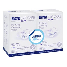 Dr. Fisher Baby Eye Care Cleaning Sheet for Babies, Chamomile Blend, Individually Packaged, 60 Packets, Large Size 5.1 x 5.1 inches (13 x 13 cm), Preservative and Alcohol Free Eye Care Sheet